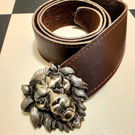 70's / 80's Real Leather Belt - Yatva