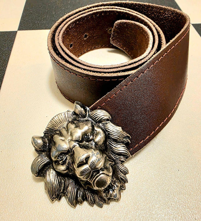 70's / 80's Real Leather Belt - Yatva
