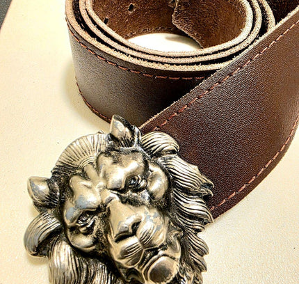 70's / 80's Real Leather Belt - Yatva
