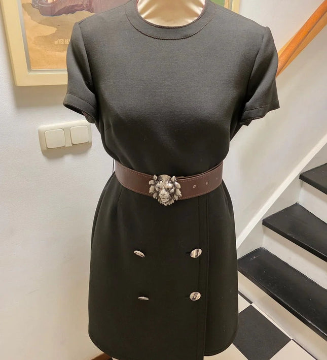 70's / 80's Real Leather Belt - Yatva