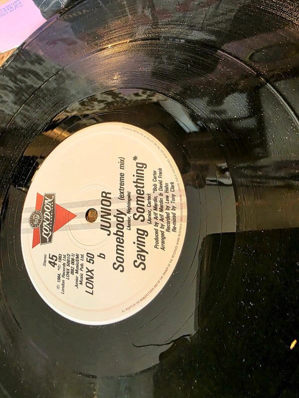 Junior – Somebody Vinyl Record