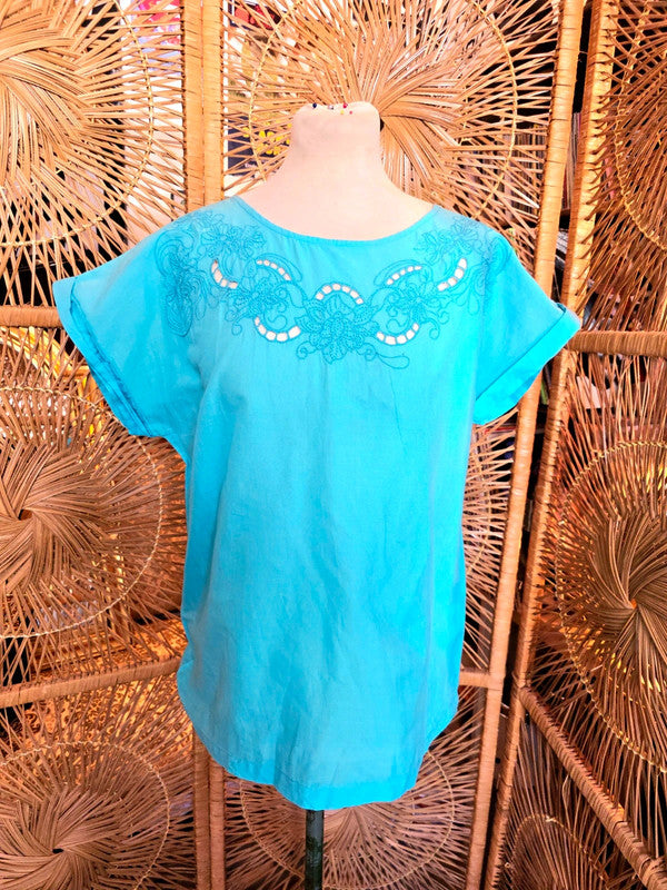 Vintage 1980s Peasant Blouse