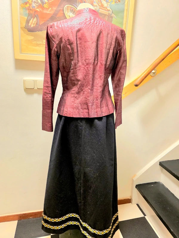 Vintage 70's Wool Maxi Skirt