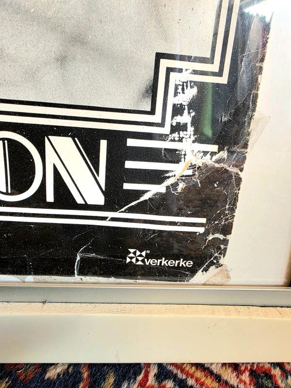 Vintage Framed Elvis Poster