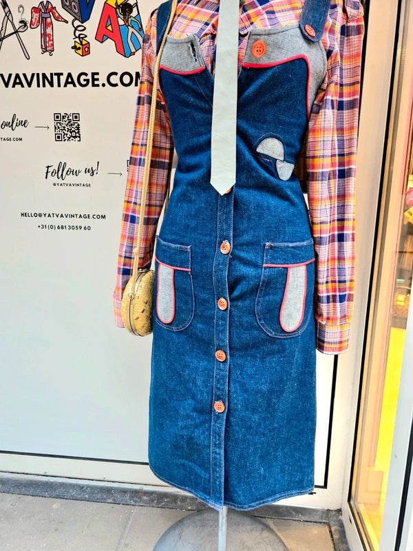Vintage 70's / 80's Denim Dress