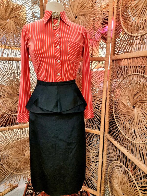 Vintage Peplum Goteburg Skirt