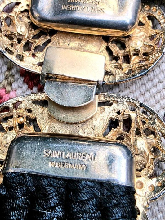 Yves Saint Laurent Belt Spring 1982 Fashion Show Collection