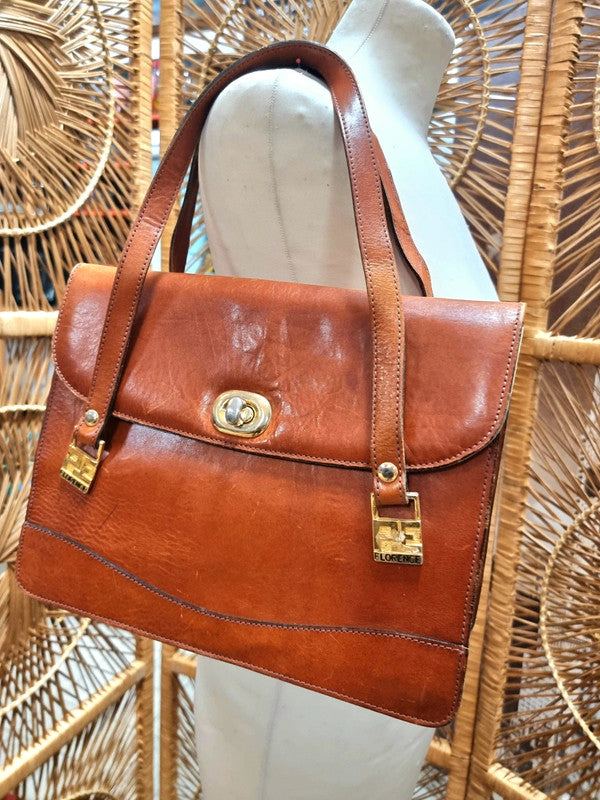 Vintage PE Florence Leather Shoulder / Hand Bag