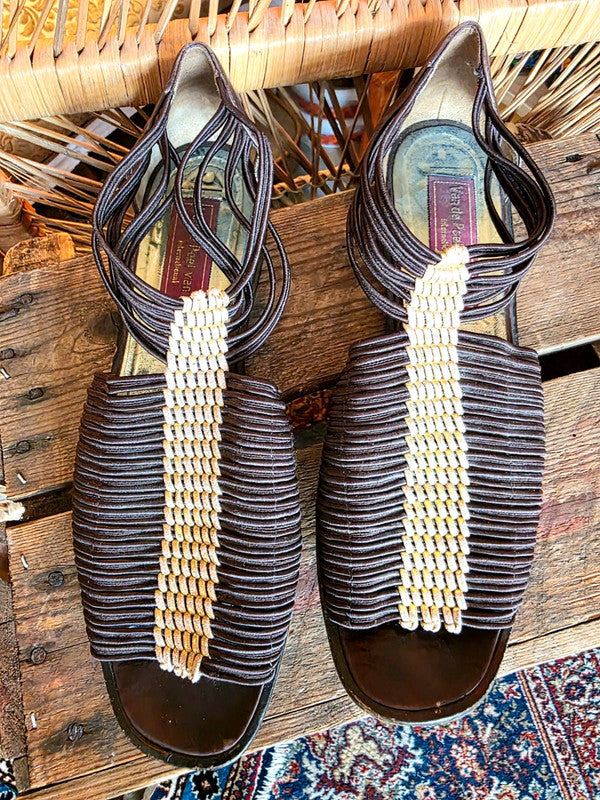 Vintage 80's Van de Poel Sandals