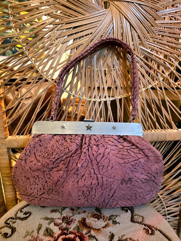 Vintage 50s / 60s Karim De Paris Leather Hand Bag
