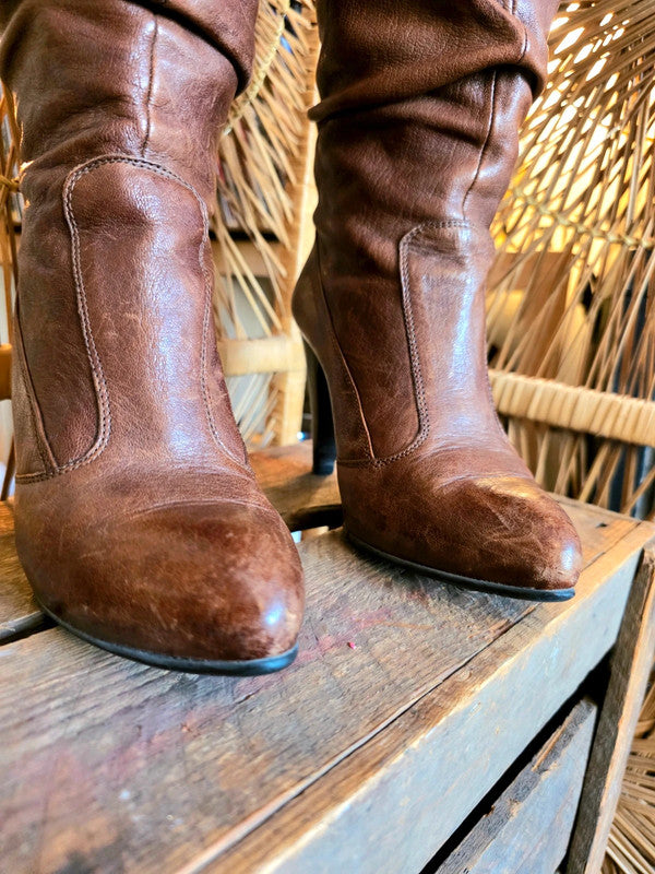 YatvaVintage: YV6196: Designer Janet & Janet Leather Boots