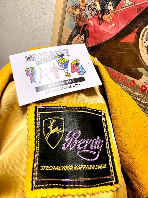 Vintage 70's Berdy Leather Jacket