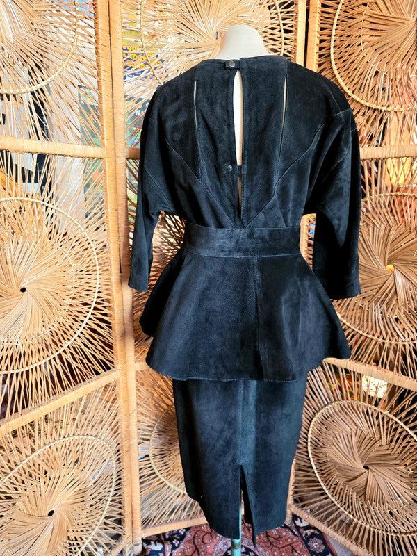 Vintage 80's Peplum Dress