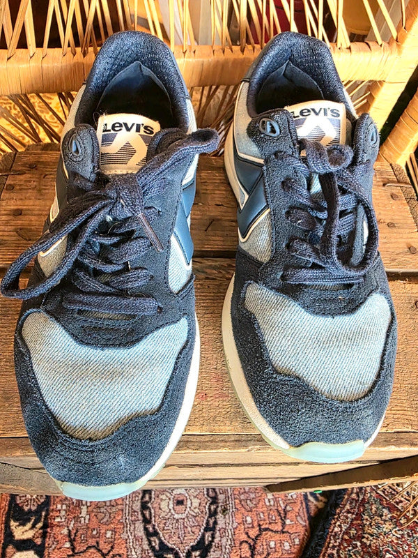 Retro Levi's Charge Suede Denim Trainers