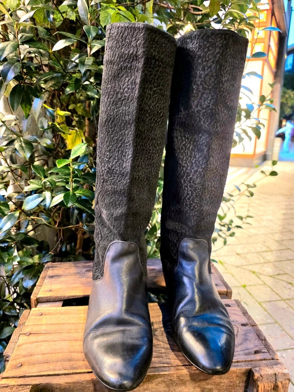 Vintage 80's Pull up Boots