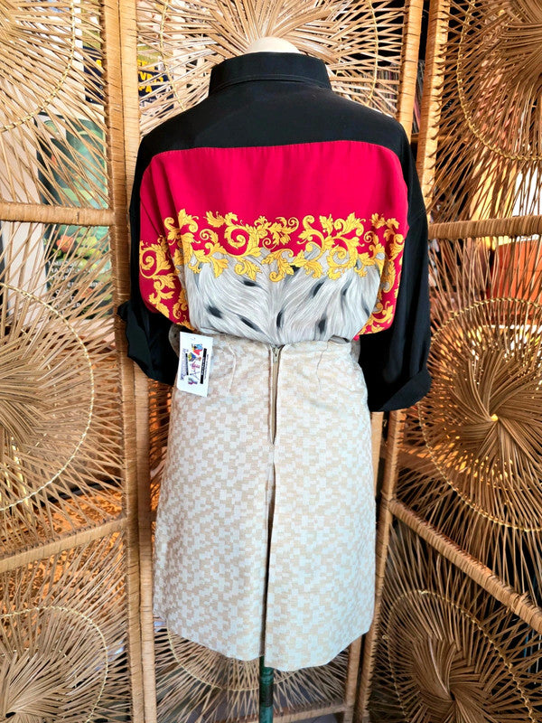 Vintage 60s / 70s Eural Pleated Mini Skirt