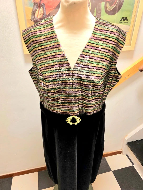 Vintage 70's / 80's Velours Champion Dress