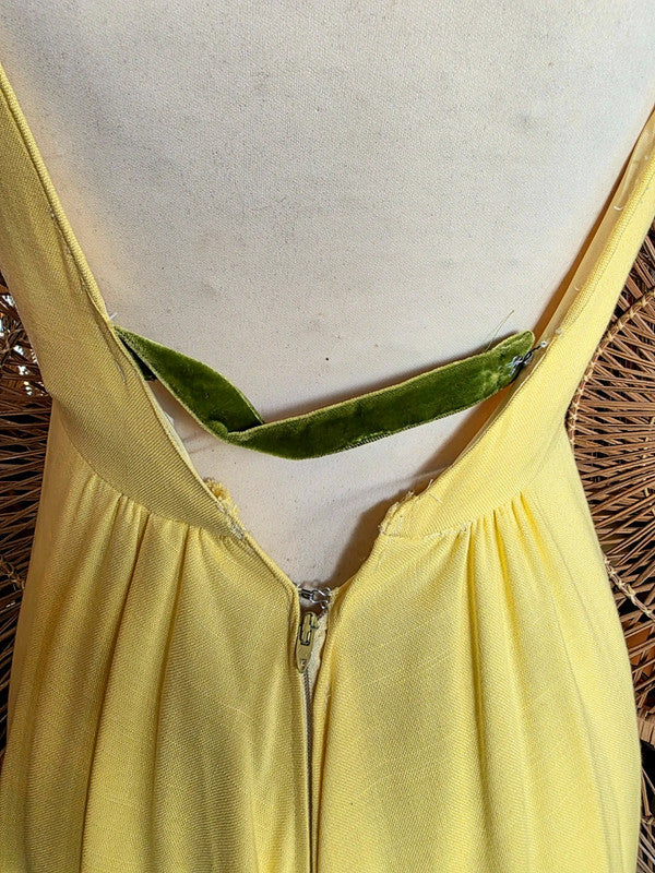 Vintage 60s/70s Priscilla Of Boston Empire Waist Dress