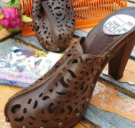 80s Benetton Clog Heels - Yatva