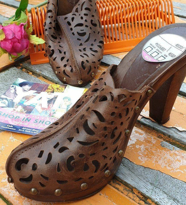 80s Benetton Clog Heels - Yatva