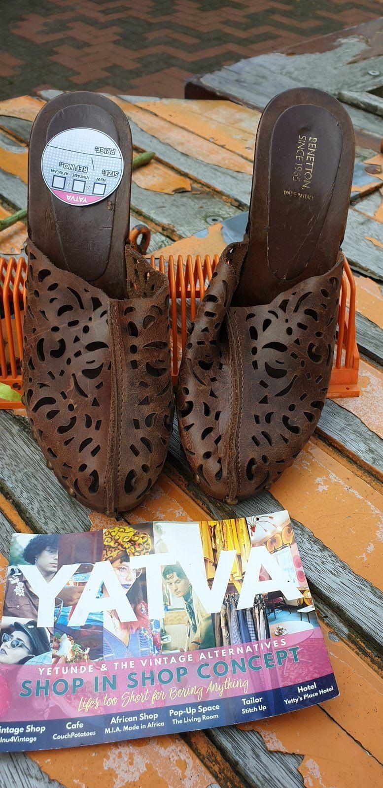 80s Benetton Clog Heels