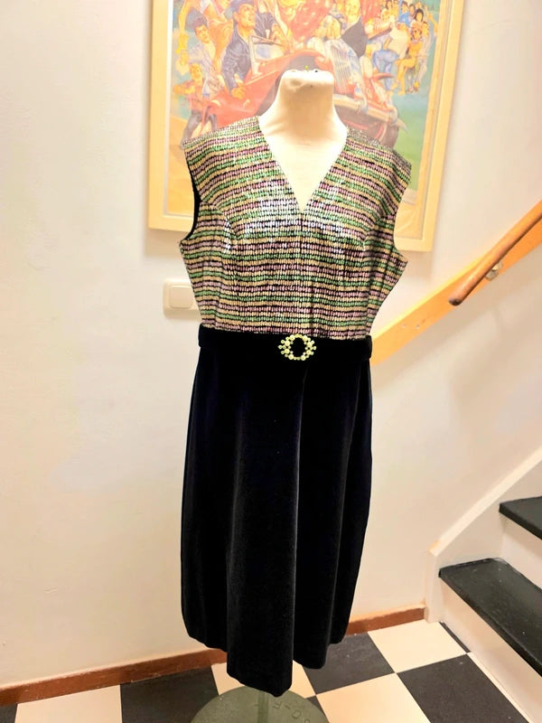 Vintage 70's / 80's Velours Champion Dress