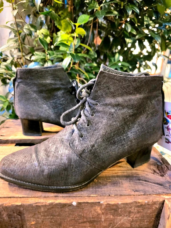 Vintage 80's Revival Ankle Boots