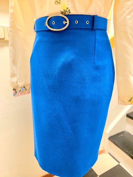 Vintage 1960's High Waist Pencil Wiggle Skirt