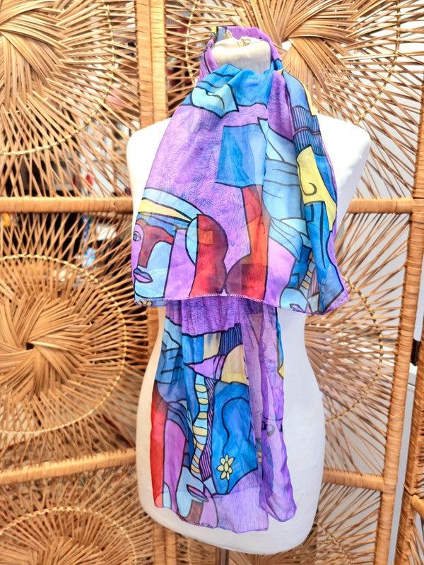 Vintage Picasso Print Scarf