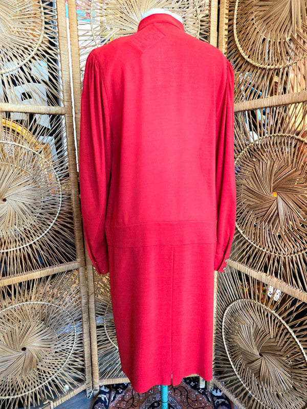 Vintage 80's Louis Féraud Military Dress