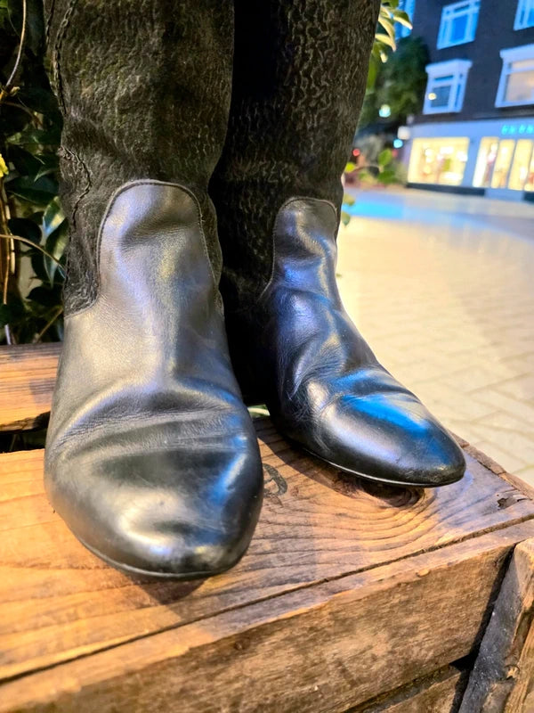 Vintage 80's Pull up Boots