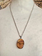 Vintage Gemstone Pendant Necklace