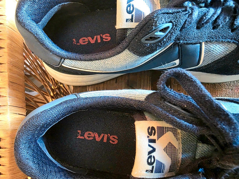 Retro Levi's Charge Suede Denim Trainers