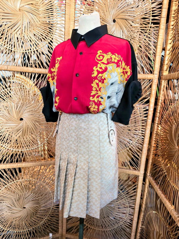 Vintage 80´s Azue Oversize Shirt