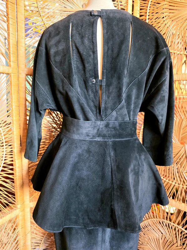 Vintage 80's Peplum Dress