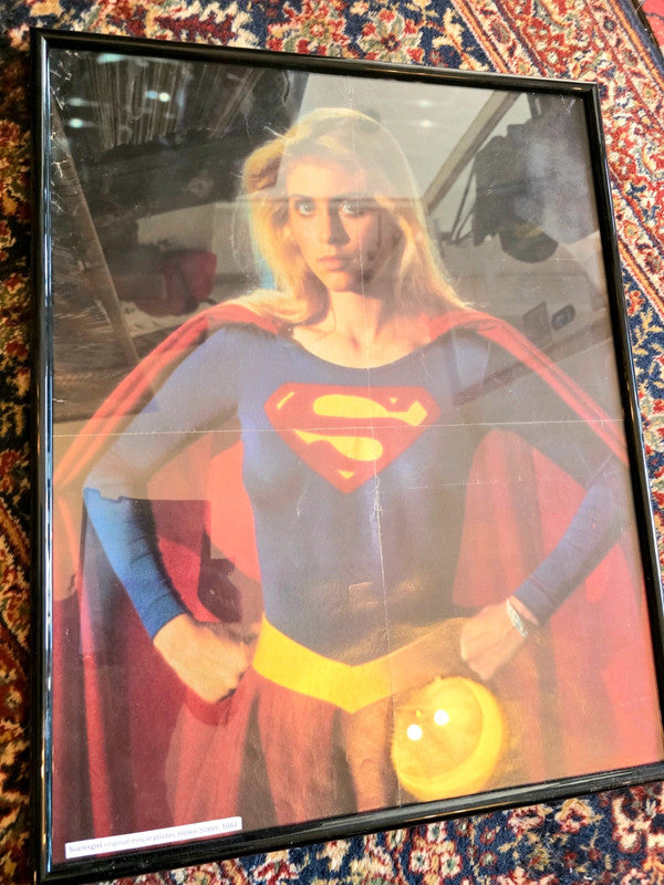 Framed Supergirl Poster Helen Slater DC Comics DCU 1984 Picture