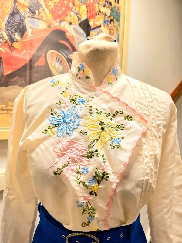Vintage 70's Embroidery Shirt