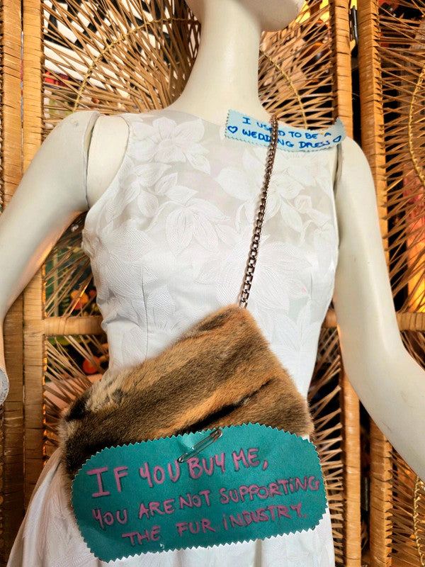Vintage Custom Fur Handbag