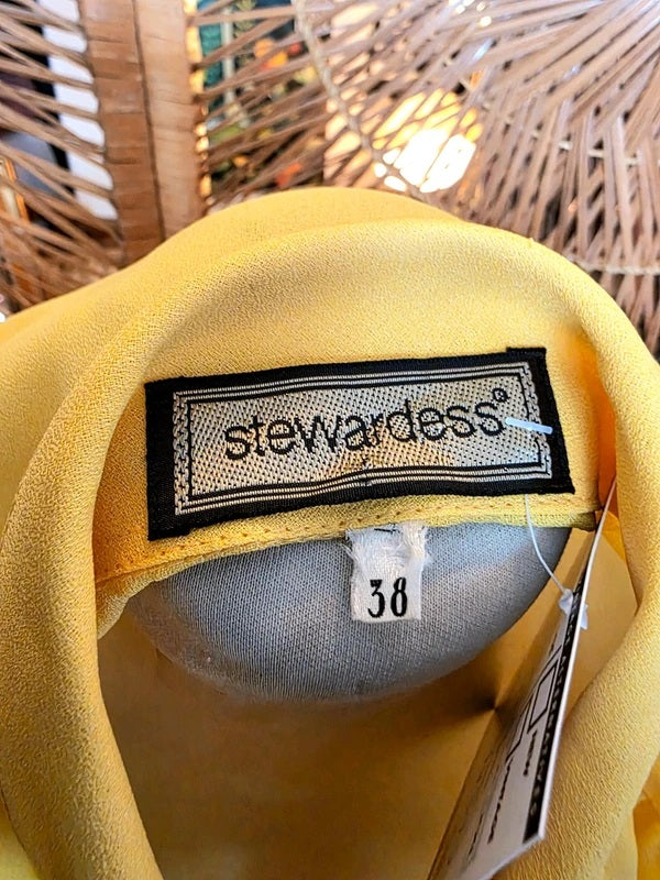 Vintage 70s Stewardess Shirt - Blouse