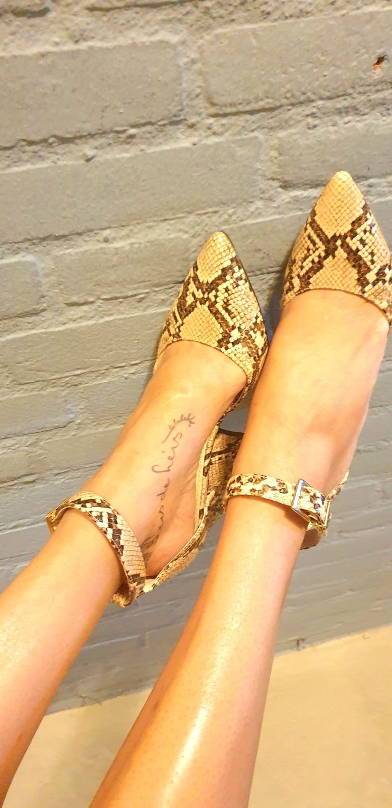 Vintage 90´s Brand New Leopard Print Shoes