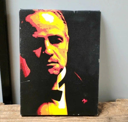 9675: Retro Marlo Brando Pop Art Style Canvas - Yatva