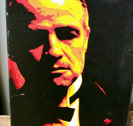 9675: Retro Marlo Brando Pop Art Style Canvas - Yatva