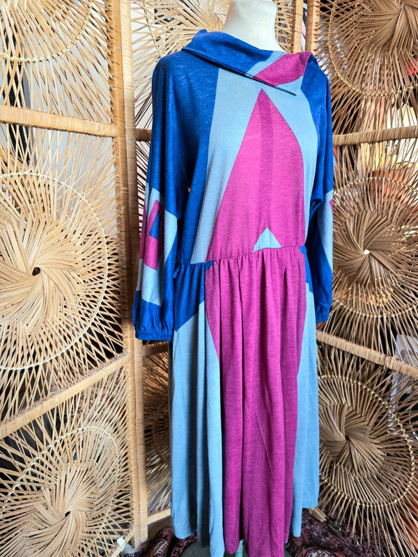 Vintage 1980's Batwing Dress