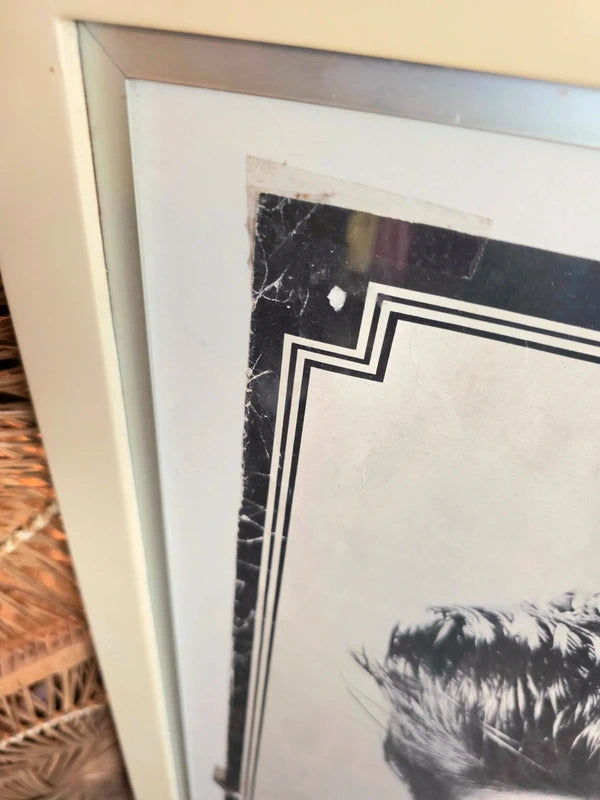 Vintage Framed Elvis Poster