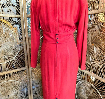 Vintage 80's Thierry Mugler Cocktail Dress