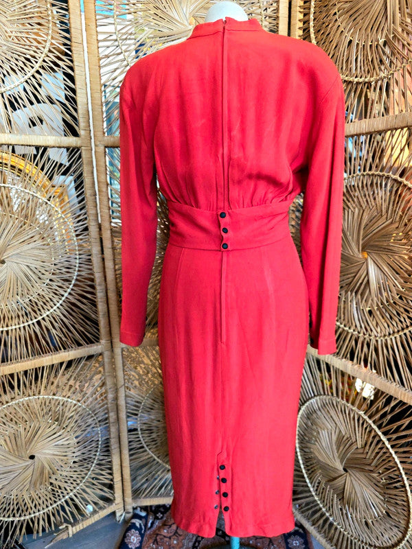 Vintage 80's Thierry Mugler Cocktail Dress