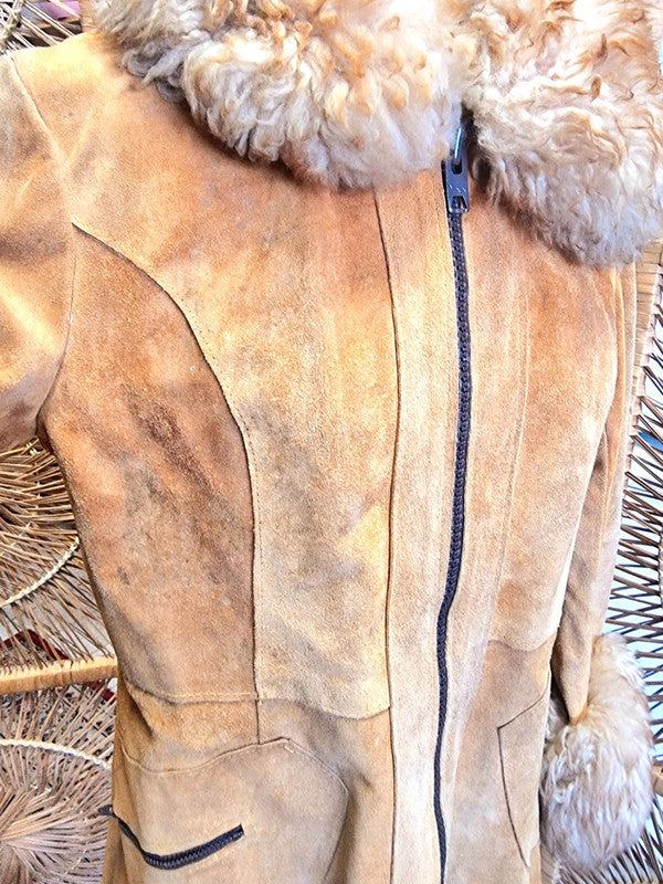 Vintage 70's Suede Penny Lane Coat