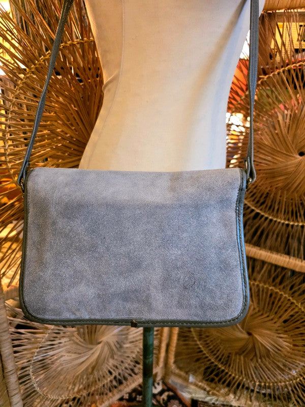 Vintage 80s Leather Shoulder Bag