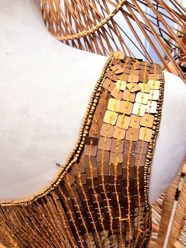 Vintage Sequin Scenario top