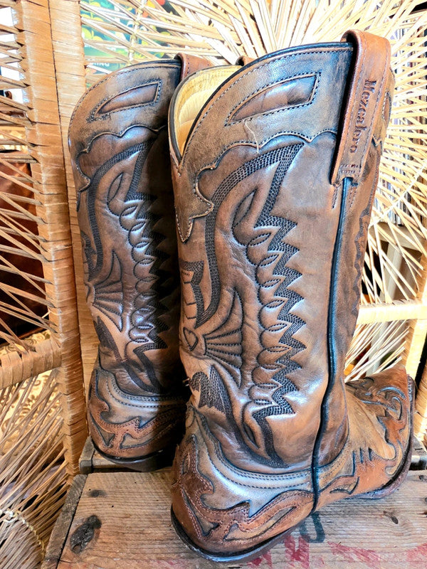 Vintage 70's Mezcalero Cowboy Boots